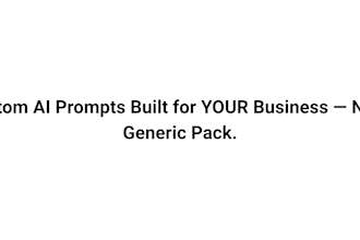 create custom chatgpt prompts for your business