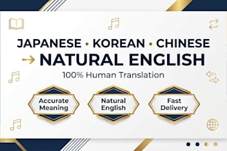 translate japanese korean and chinese song lyrics into english