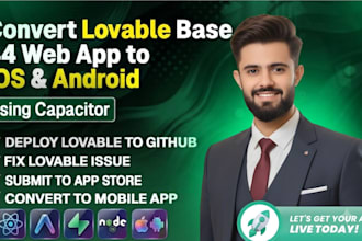 convert lovable web app to ios or android and submit to app store