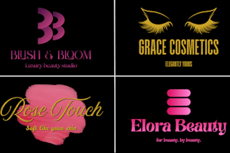 design an elegant minimalist beauty logo