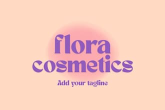 design an elegant minimalist beauty logo