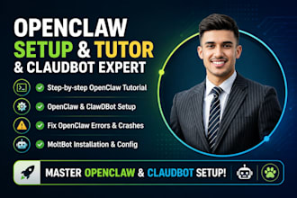 setup claude code, fix openclaw , build ai apps,claude workflows