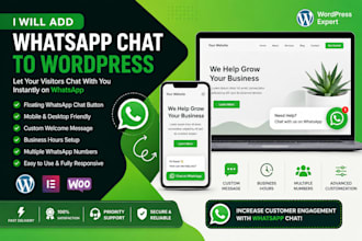 add whatsapp chat button to your wordpress website