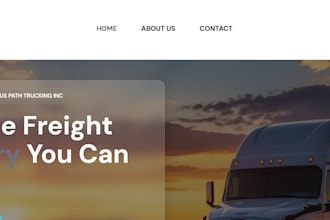 design and develop a professional static website