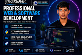 be your full stack developer web and software development