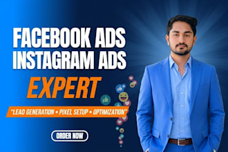 be your expert meta  advertising and facebook instagram ads manager