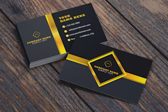 design luxury minimalist business card for your company