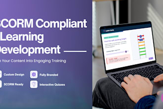 create a scorm compliant interactive elearning course