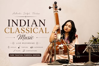 sing bollywood and hindustani classical songs professionally
