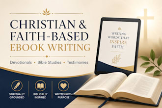 write your christian or faith based ebook