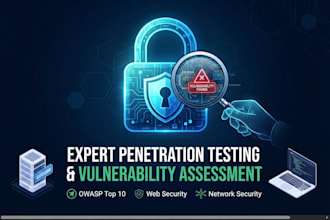 perform penetration testing and web vulnerability with security