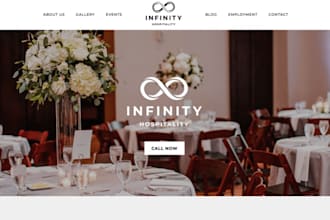 design a wix website for event planners and wedding planners