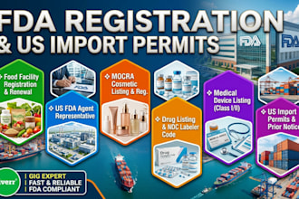 fda registration fda facility registration US import permit fda product listing