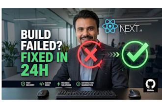 fix your next js react vercel deployment and github build errors