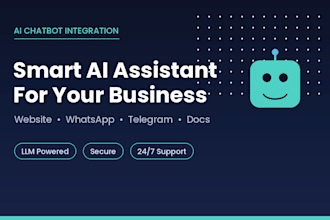 integrate an ai chatbot into your website whatsapp or documents