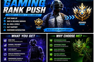do gaming rank up to achieve the high rank according to your need