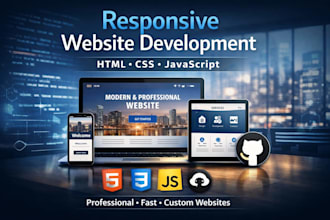build a modern and easy to use web page for you