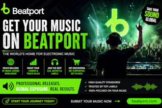 create and run music ads to promote your beatport music