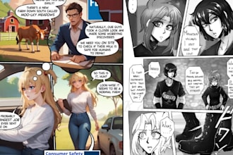 draw anime manga comic book illustration webtoon nsfw manga page manga artist