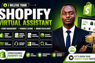 be your shopify virtual assistant