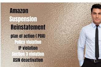 write amazon poa for amazon account reinstatement and section 3 appeal letter