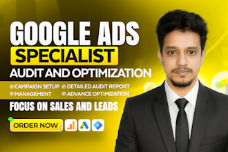 audit and optimize google ads PPC campaign as a SEM expert