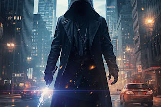 create a professional custom urban fantasy cover for you