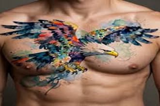 design custom eagle tattoo artwork