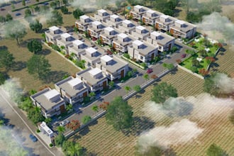 visualize gated community,master plan layout,villa township,housing estate,urban