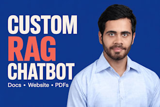 build a custom rag chatbot on your docs, website, pdfs