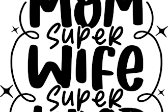make a hand lettering design with your word or phrases
