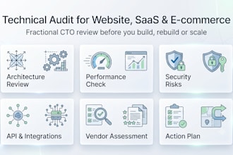 audit your website or saas as a fractional cto