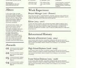 design professional resume and CV
