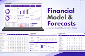 do investor ready excel financial models, forecasts, projections and budgets