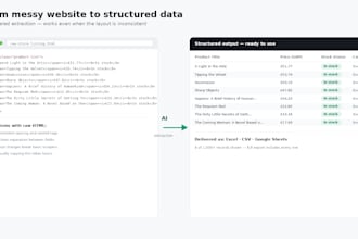 scrape leads, prices, or data from any website