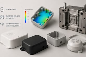 do injection molding dfm analysis for iot enclosures and sensor housing design