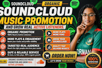 increase spotify monthly listeners, monthly listeners soundcloud music promotion
