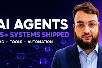 build a custom ai agent, rag chatbot, or llm automation