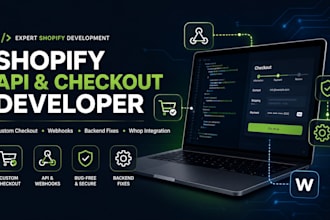 do shopify api checkout webhook payment integration shopfy backend whoop app dev