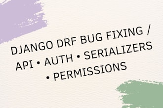 fix django and django rest framework bugs