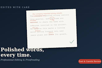 do ethical and logical editing to uplift your document purpose