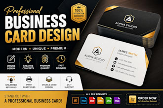 design professional logo, business card, CV resume, banner and poster