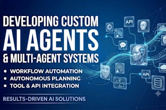 develop custom ai agents and multi agent systems