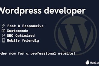 build a modern wordpress website with custom code