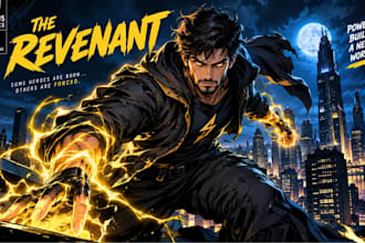 create sfw ai comic book art, graphic novel covers, and character design