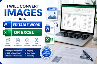convert images into editable excel or word