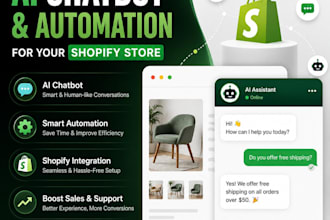integrate ai chatbot and automation into your shopify store