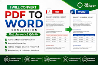 convert PDF to word accurately without losing formatting