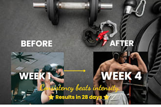 design fitness social media posts and  app promo graphics