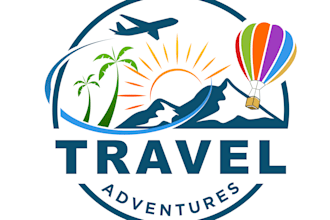 create a modern minimalist travel and hospitality logo